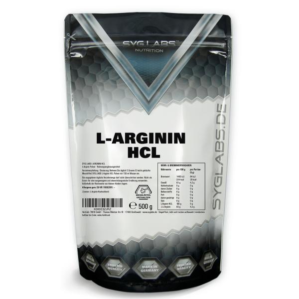 L-Arginin HCL Pulver 500g